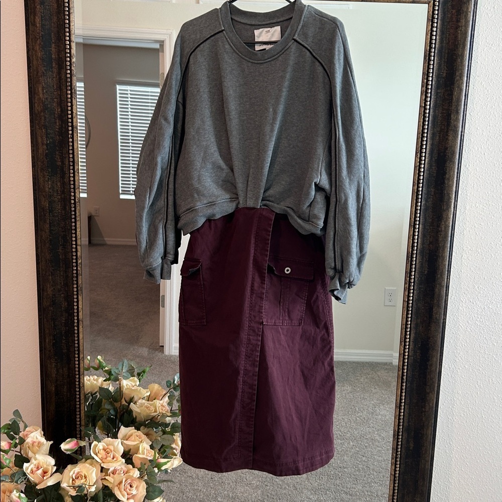 3.1 Phillip Lim Long Sleeve Draped Knit Dress - Picture 5 of 11